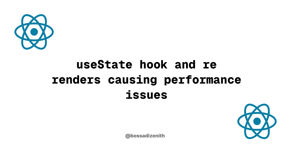 Let's talk useState